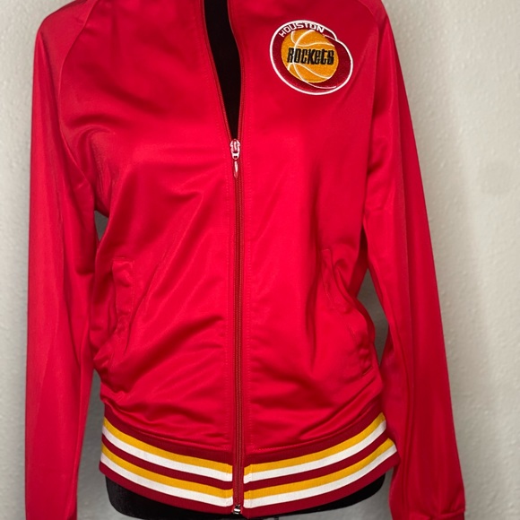 Houston Rockets Long Sleeve Zip Jacket, Embroidered Rockets patch - Picture 6 of 11